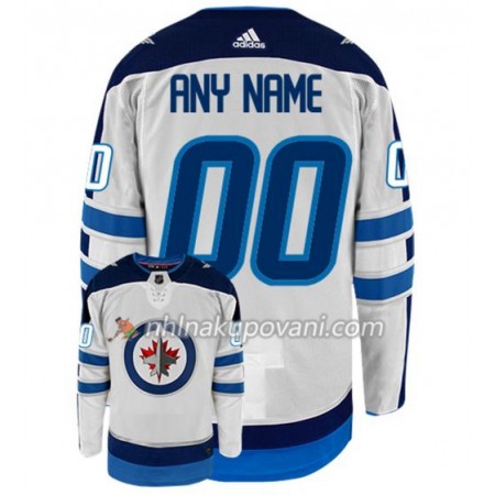 Winnipeg Jets Dresy Personalizované Adidas Bílá Authentic - Pánské Winnipeg Jets Dresy Personalizované Adidas Bílá Authentic - Pánské